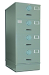 Class 6 filing cabinets are GSA-approved for the storage of secret, top secret and confidential information. They provide protection for 30 man-minutes against covert entry and 20 man-hours against surreptitious entry. No forced entry requirement.