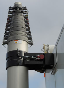 Will-Burt provides standard internal mounting of and optional external mounting for telescoping masts.