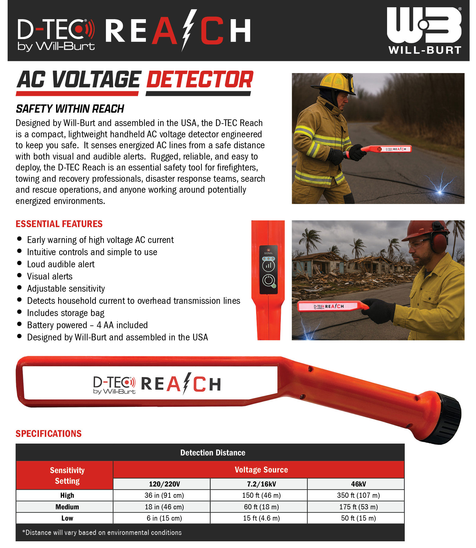 D-TEC Reach AC Voltage Detector
