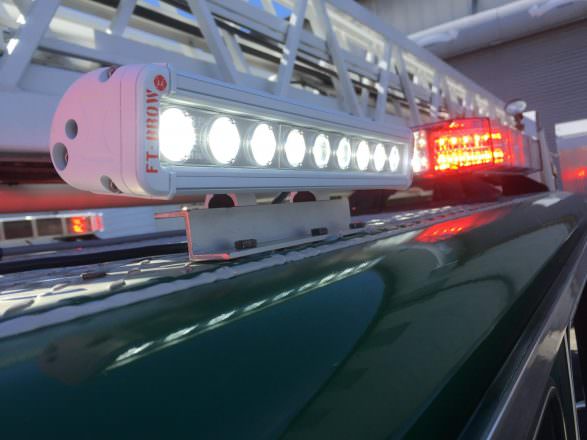 The MiniBrow Series uses the same core extrusion technology as the FireTech Brow Light, but are offered as single-circuit solutions for use in virtually any other area of a fire apparatus.