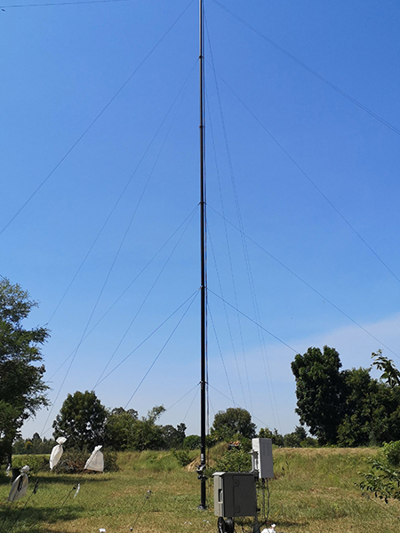 Will-Burt’s Strap Drive Quick Erecting Antenna Mast (QEAM) is available in 21, 25, 30 and 34 meter heights.